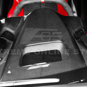 EOS Corvette C8 DRY CARBON FIBER Upper Dash Instrument Panel Cover Kit - Image 5