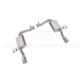 EOS 2016-21 Honda Civic 1.5t Sedan | T-304 Muffler Axle Back 4Inch Dual Tips Exhaust - image 4