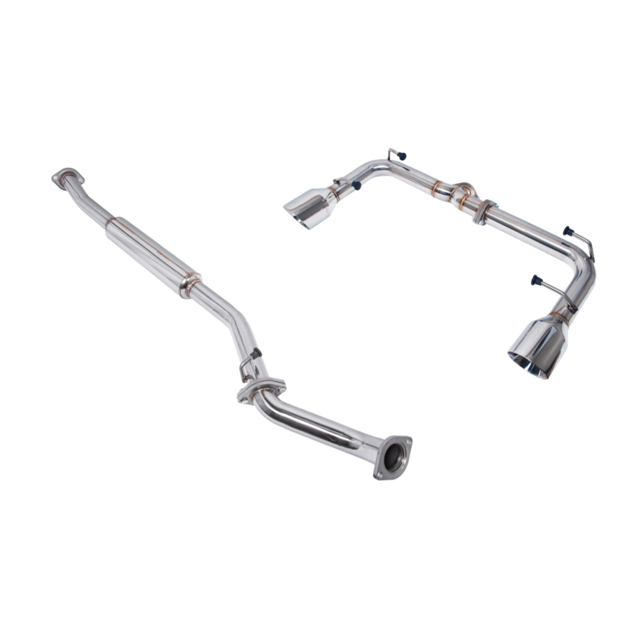 EOS 2022-Up Toyota GR86 Subaru BRZ Cat Back Dual Tips Exhaust Kit - Image 3