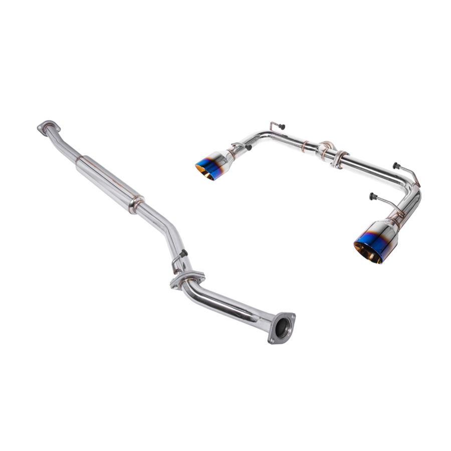 EOS 2022-Up Toyota GR86 Subaru BRZ Cat Back Dual Tips Exhaust Kit - Image 2