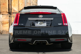 EOS 2009-15 CTS-V Coupe DRY CARBON FIBER Rear Deck Lid Applique Trunk Insert - Image 5