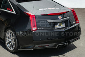 EOS 2009-15 CTS-V Coupe DRY CARBON FIBER Rear Deck Lid Applique Trunk Insert - Image 4