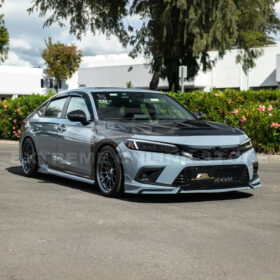 EOS 2022-Up Honda Civic JDM Varis Style Front Vented Bumper Hood - Image 8