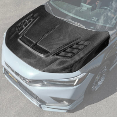 EOS 2022-Up Honda Civic JDM Varis Style Front Vented Bumper Hood