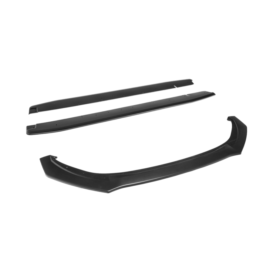 EOS 2022-Up Toyota GR86 CS Style Matte Black Front Splitter Lip Side Skirts Kit - Image 2