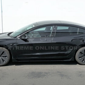 EOS 2024-Up Tesla Model 3 Track Style Side Skirts Rocker Panel - Image 5