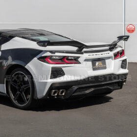 FFP Z06 Conversion Corvette C8 All Model DRY CARBON FIBER Rear High Wing - Image 7