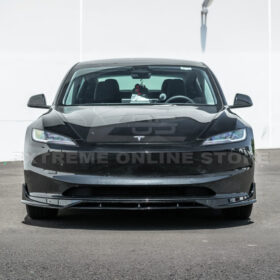 EOS 2024-Up Tesla Model 3 Track Style Front Lip Splitter - Image 5