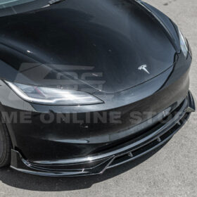 EOS 2024-Up Tesla Model 3 Track Style Front Lip Splitter - Image 7
