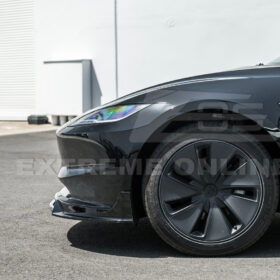 EOS 2024-Up Tesla Model 3 Track Style Front Lip Splitter - Image 8