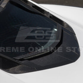 EOS Chevrolet Corvette C8 DRY CARBON FIBER Rear Window Hatch Deck Lid Spoiler - Image 5