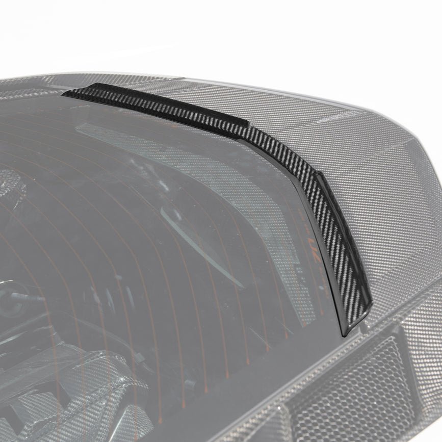 EOS Chevrolet Corvette C8 DRY CARBON FIBER Rear Window Hatch Deck Lid Spoiler - Image 1