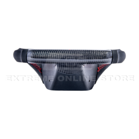 Extreme Online Store Corvette C6 CARBON FIBER Perforated Leather Red Stripe Steering Wheel for C6 Corvette - Image 17