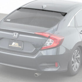 EOS 2016-21 Honda Civic Sedan Rear Roof Window Visor - Image 1