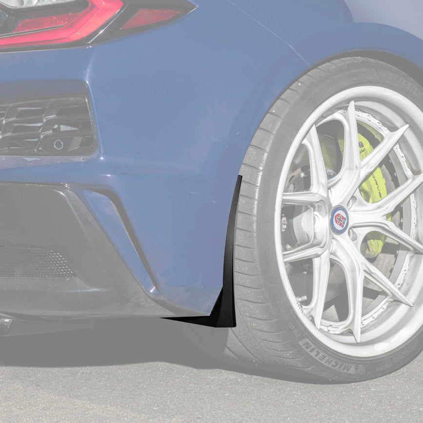 EOS 2022-Up Corvette C8 Z06 XL Extended Rear Mud Flaps Splash Guards - Image 1