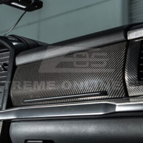 FFP 2021-Up Ford F-150 dry carbon fiber Passenger Side Storage Panel Cover - Image 4