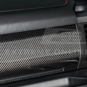 FFP 2021-Up Ford F-150 dry carbon fiber Passenger Side Storage Panel Cover - Image 8