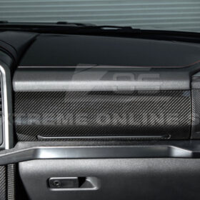 FFP 2021-Up Ford F-150 dry carbon fiber Passenger Side Storage Panel Cover - Image 5