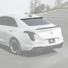 Extreme Online Store CT4 CT4-V Carbon Fiber Rear Roof Top Window Spoiler Kit for CT4-V - Image 3