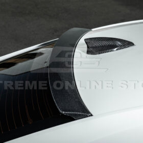 Extreme Online Store CT4 CT4-V Carbon Fiber Rear Roof Top Window Spoiler Kit for CT4-V - Image 12