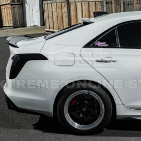 Extreme Online Store CT4 CT4-V Carbon Fiber Rear Roof Top Window Spoiler Kit for CT4-V - Image 10