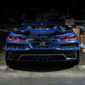 EOS Corvette C8 ZR1 Style CARBON FLASH Rear Window Vent Louver Cover - Image 6