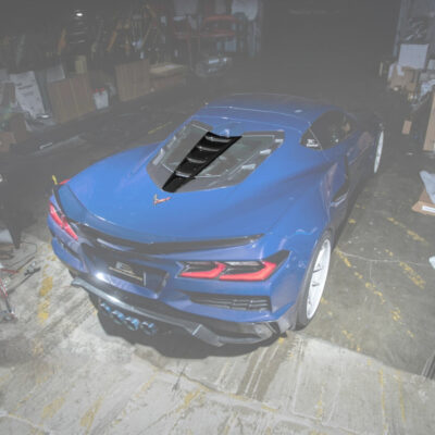 EOS 2025-Up Chevrolet Corvette C8 ZR1 Style Carbon Flash Rear Window Vent Louver Cover
