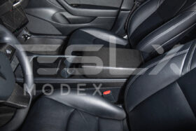 EOS 2020-Up Tesla Model 3 & Y Carbon Fiber Interior Center Armrest Cover - image 3