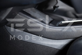 EOS 2020-23 Tesla Model 3 & 20-25Y Carbon Fiber Interior Center Console Shift Sides - image 2
