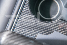 EOS 2020-23 Tesla Model 3 & 20-24 Y Carbon Fiber Interior Center Console Cover - image 6