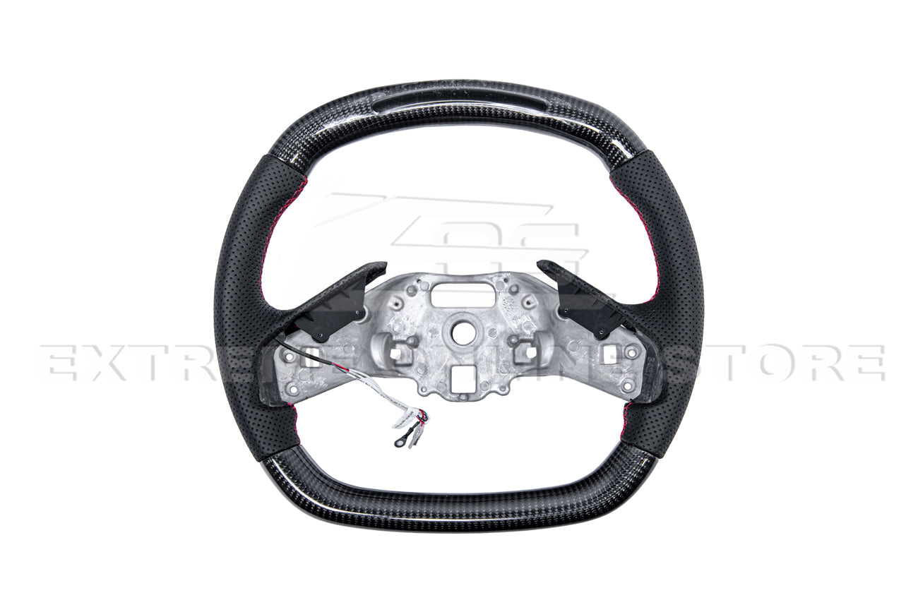 EOS Corvette C8 LED Digital Carbon Steering Wheel - Image 3