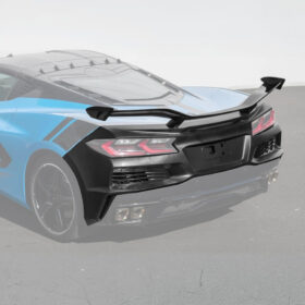 Extreme Online Store Corvette C8 Stingray Rear Bumper & Spoiler Kit [Z06 Conversion Package] - Image 23