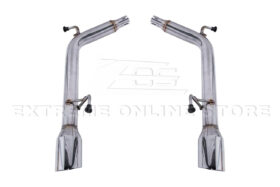 EOS 2007-2014 Infiniti G35 G37 Sedan Muffler Delete Axle Back Dual Burnt Tips Exhaust - Image 9