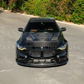 Extreme Online Store G87 M2 TR Style 3PCS Dry Carbon Fiber Front Bumper Splitter Lip for BMW M2 - Image 7