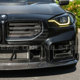 Extreme Online Store G87 M2 TR Style 3PCS Dry Carbon Fiber Front Bumper Splitter Lip for BMW M2 - Image 15