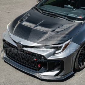 EOS 2023-Up Toyota GR Corolla VRS Style Front Vented Bumper Hood - Image 9