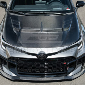 EOS 2023-Up Toyota GR Corolla VRS Style Front Vented Bumper Hood - Image 10