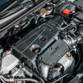 EOS 2017-Up Honda Civic FK8 FL5 Type-R Carbon Fiber Engine Valve Cover - image 4