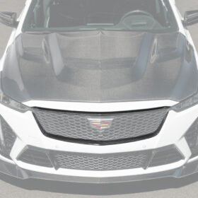 EOS 2022-24 Cadillac CT5-V Blackwing Dry Carbon Fiber Front Upper & Lower Grille Trim - Image 1