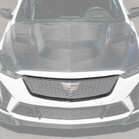 EOS 2022-24 Cadillac CT5-V Blackwing Dry Carbon Fiber Front Upper & Lower Grille Trim - Image 3