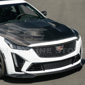 EOS 2022-24 Cadillac CT5-V Blackwing Dry Carbon Fiber Front Upper & Lower Grille Trim - Image 7