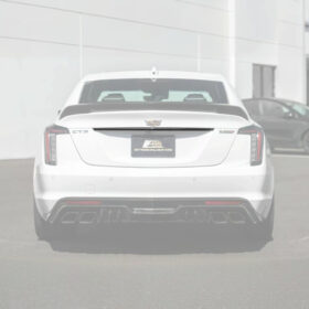 EOS 2022-Up Cadillac CT5 Dry Carbon Fiber Rear Deck Lid Center Applique Trunk Insert - Image 3