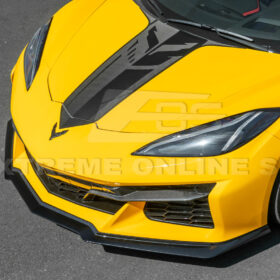 EOS Corvette C8 Z06 / E-Ray DRY CARBON FIBER Front Splitter [Z07 Package] - image 5