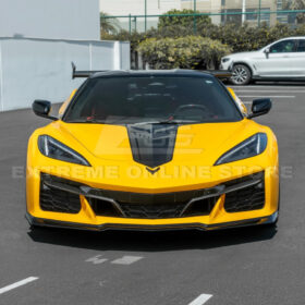 EOS Corvette C8 Z06 / E-Ray DRY CARBON FIBER Front Splitter [Z07 Package] - image 6