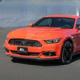 FFP 2015-17 Ford Mustang DRY CARBON FIBER Front Bumper Fog Light Eyebrow Trim Pair - Image 4
