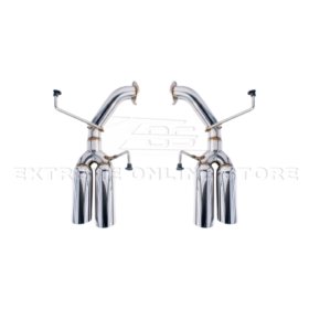Extreme Online Store Subaru WRX Boso Muffler Delete Quad Burnt Tips Axle Back Exhaust - Image 4