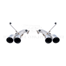 Extreme Online Store Subaru WRX Boso Muffler Delete Quad Burnt Tips Axle Back Exhaust - Image 5