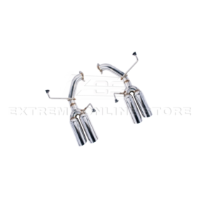 Extreme Online Store Subaru WRX Boso Muffler Delete Quad Burnt Tips Axle Back Exhaust - Image 3