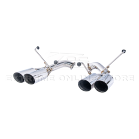 Extreme Online Store Subaru WRX Boso Muffler Delete Quad Burnt Tips Axle Back Exhaust - Image 8