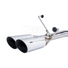 Extreme Online Store Subaru WRX Boso Muffler Delete Quad Burnt Tips Axle Back Exhaust - Image 10